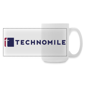 TechnoMile Panoramic Coffee/Tea Mug 15 oz - white