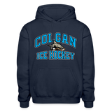 Colgan Ice Hockey Gildan Heavy Blend Adult Hoodie - navy