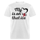 My heart is on that ice-Unisex Classic T-Shirt - light heather gray