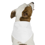 Dog Bandana - white