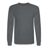 Men's Long Sleeve T-Shirt - charcoal