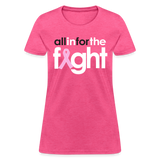 Breast Cancer Awareness Women's T-Shirt - heather pink