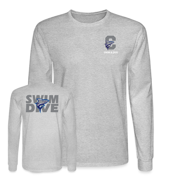 Colgan Swim & Dive Men's Long Sleeve T-Shirt