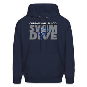 Colgan Swim & Dive Men's Hoodie - navy