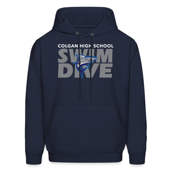 Colgan Swim & Dive Men's Hoodie - navy