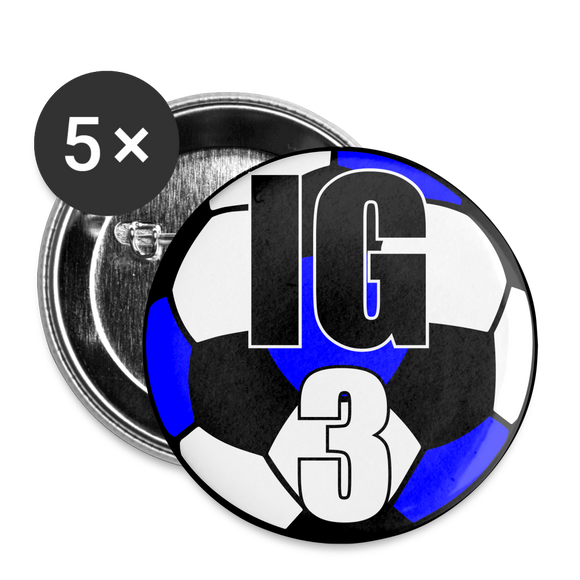 IG Buttons large 2.2'' (5-pack) - white