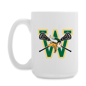 WSHS Girls Lacrosse Coffee/Tea Mug 15 oz - white