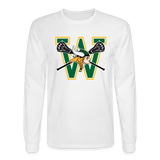 WSHS Girls Lacrosse Men's Long Sleeve T-Shirt - white
