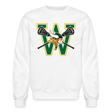 WSHS Girls Lacrosse Crewneck Sweatshirt - white