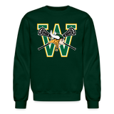 WSHS Girls Lacrosse Crewneck Sweatshirt - forest green