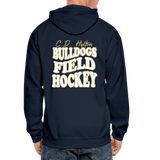 C. D. Hylton Field Hockey Gildan Heavy Blend Adult Zip Hoodie - navy