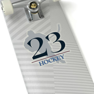 23 Hockey Kiss-Cut Stickers