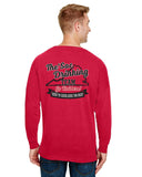 Roscoe Raiders Comfort Colors Long Sleeve Red T-Shirt