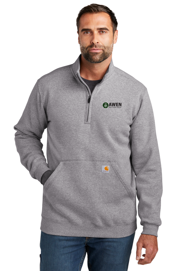Awen Carhartt Midweight 1 4 Zip Mock Neck Sweatshirt Sunny Ann Co. LLC
