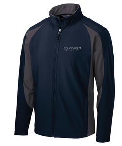 Concourse Federal Men's Colorblock Soft Shell Jacket