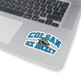Colgan Ice Hockey Kiss-Cut Stickers