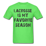 Lacrosse is My Favorite Season-Unisex Classic T-Shirt - kiwi