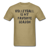 Volleyball is My Favorite Season-Unisex Classic T-Shirt - khaki