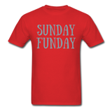 SUNDAY FUNDAY- Unisex Classic T-Shirt - red