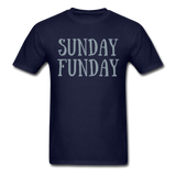SUNDAY FUNDAY- Unisex Classic T-Shirt - navy