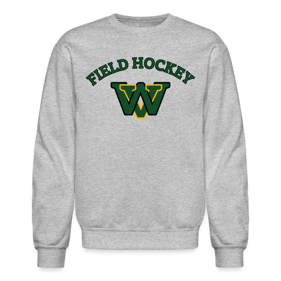 WSHS Field Hockey Crewneck Sweatshirt - heather gray