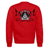 Sea Raider Crewneck Sweatshirt - red