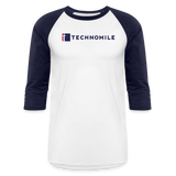 TechnoMile Baseball T-Shirt - white/navy
