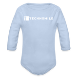 TechnoMile Long Sleeve Baby Bodysuit - sky