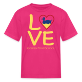 LOVE Kids' T-Shirt - fuchsia