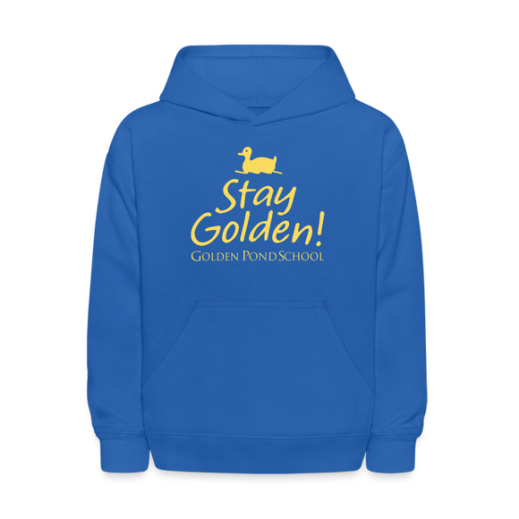 Stay Golden! Kids' Hoodie - royal blue