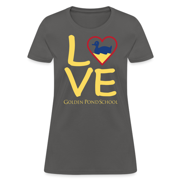 LOVE Women's T-Shirt - charcoal