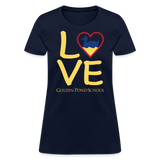 LOVE Women's T-Shirt - navy