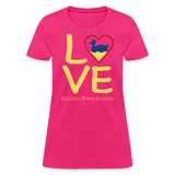 LOVE Women's T-Shirt - fuchsia