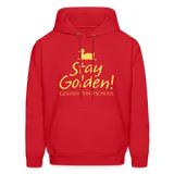 Stay Golden! Adult Hoodie - red
