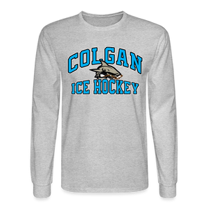 Colgan Ice Hockey Men's Long Sleeve T-Shirt - heather gray