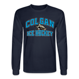 Colgan Ice Hockey Men's Long Sleeve T-Shirt - navy
